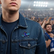 2026 Creative Football Brooch, Personalized Alloy Sports Backpack Accessory Event Souvenir N1c7