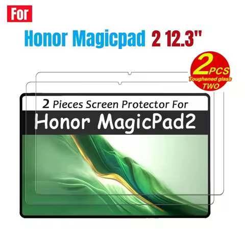 9H Tempered Glass Screen Protector For Honor MagicPad 2 2024 (12.3 inch) Ultra Clear Protective Film