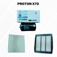 PROTON X70 OIL FILTER/ AIR FILTER/ AIR COND FILTER