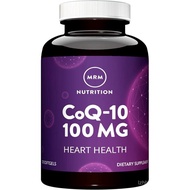 MRM Nutrition CoQ-10 100 mg - Ubiquinone Coenzyme Q-10 Supplement for Heart Health, Antioxidant and 