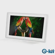 逸奇e-Kit 12吋數位相框電子相冊-透明邊框白色款 DF-V601_TW