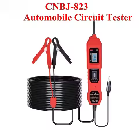 Circuit Tester, Automotive Electric Circuit Tester with Voltage Display LED Light, Car Power Circuit