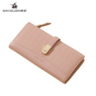 David Jones Paris Krlot Joint Name Long Crocodile Wallet 2 Fold Phone Card Holder Organizer For Wome