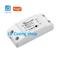 App Tuya Smart Basic, SMARTLIFE Wifi Switch, Remote Control via WIFI, 3G, 4G (available in Vietnames