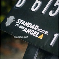 Stiker Motor Standar Ngeyel Diuber Angel Cutting Viral Anti Air Timbul 3D Aksesoris Motor