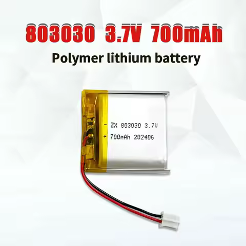 803030 700mAh Lithium Polymer Battery 3.7V Li Ion Batteries Li-Polymer for Bluetooth Speaker Handhel