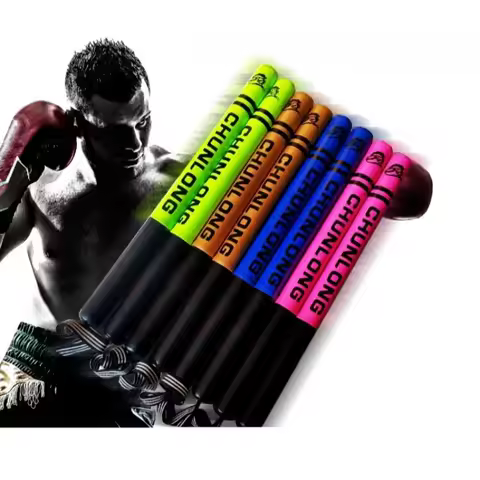 2PCS Boxing Stick PU Leather Punching Pads Muay Thai Training Sticks Speed Reaction Target Kickboxin