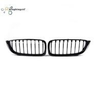 Front Pair Kidney Grille for      F32 F33 F36 F82 F83 2014-2020 Glossy Black