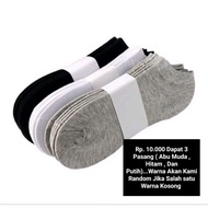 MATA (Get 3 Pairs) Plain Socks / Plain Socks Below the Ankle