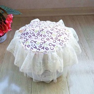 Fabric Round Rice Cooker Cover Anti-dust Cover Home Appliance Cover Oil-Proof Rice Cooker Cover Fabric Lace Protective Cover 04