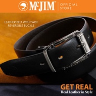 ☾♛⊕McJIm Fashionable Reversible Leather Belt