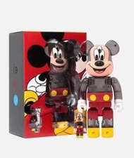 《潮流本舖》BE@RBRICK BEARBRICK Mickey 100％ &amp; 400％ clot 三眼米奇 陳冠希