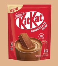 Kitkat chocolate drink  10 stick ผงชงช็อกโกแลตคิทแคท 330 กรัม Halal EXP.31/08/26