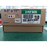 AceForm 9.5x11" 3 col 2up (W/P/Y) 500f Computer Form