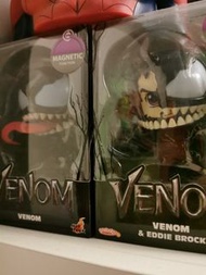 Hot toys cosbaby venom and venom x Eddie brock