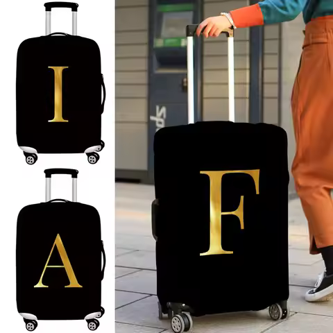 Luggage Cover Stretch Fabric Suitcase Protector Baggage Dust Cover Suitable 18-32 Inch SuitcaseTrave