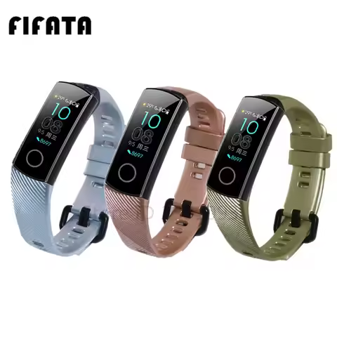TPU Plating Camouflage Watch Strap For Honor Band 4 5 Wristbands Accessories Sport Strap For Huawei 