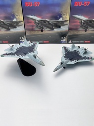 WLTK 1/100 Russia SU57 Air Force Su 57 Stealth Fighter Alloy Airplane Static Model Ornaments