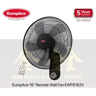 EuropAce 16" Wall Fan with Remote EWF6162V | EWF 6162V [Two Years Warranty | Five Years Motor Warranty]