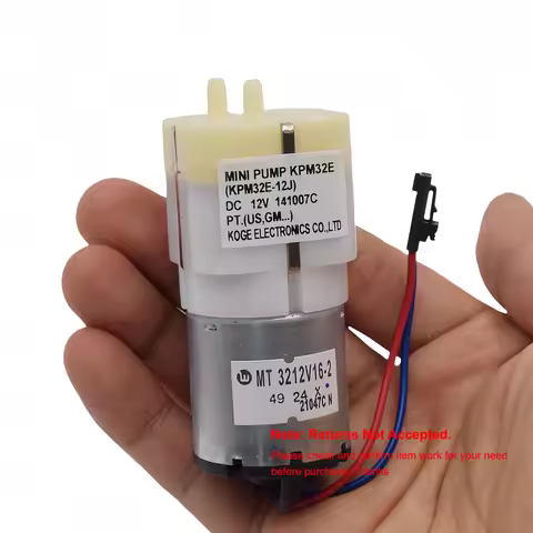 KOGE DC 12V Micro 32mm KPM32E-12J Air Pump Large Flow Inflator Pressure Pump Massage chair massage p