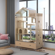 ♂vipcats cat cage villa luxury sky garden solid wood cat nest cat house panoramic sunshine house cat cabinet