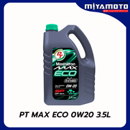 น้ำมันเครื่องเบนซิน สังเคราะห์แท้ PT Maxnitron Max ECO (0W-20) 3.5 ลิตร +กรองน้ำมันเครื่อง(ทักแชท)