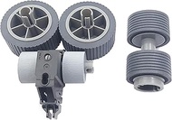 CeaMere 1SET Scanner Consumable Kit Pick Roller + Brake Roller Pickup Roller Separation Roller Compa