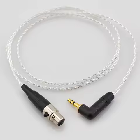 4 Core Silver Plating 3.5.mm Audio Cable for AKG Q701 K702 K271s 240s K271 K272 K240 K141 K171 K181 
