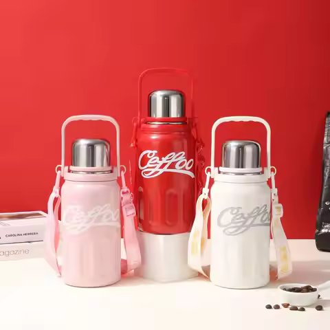 316 Stainless Steel Thermos Cup 1 Liter Large Capacity Direct Drinking Cup Outdoor Portable Sports T