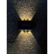 KT3899 6 LED solar sensor wall lights 太阳能感应灯壁灯 Lampu dinding penderia solar (1 set of 2)
