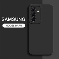 Softcase Casing pro Camera Samsung A27 5G A26 5G A25 5G A24 4G/5G Black Silicone Full BlackPOLOS