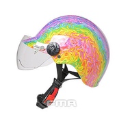 FMA พร้อมแว่นตากันลมพร้อมหมวกกันน็อกสกีป้องกันสำหรับทั้งหญิงและชายจักรยานไฟฟ้าขี่บนถนนรถจักรยานยนต์ห