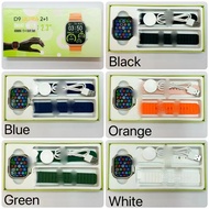 Ultra 7 in 1 strap D9 Ultra 7+1 smartwatch Original Series 8 49mm IP67 water-proof smar watch  ,With