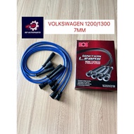 HOS - CAR PLUG WIRE SET / PLUG CABLE SILICONE - VOLKSWAGEN 1200/1300 7MM