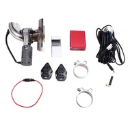 Car Exhaust Sound Valve System Clamp Pipe Connect Remote Controller Switch Button Adjustable Modific