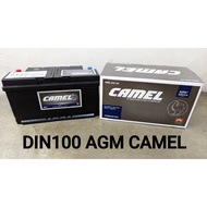 [ Installation Provided ] LN5 AGM | DIN100L | DIN100 CAMEL AGM MF Car Battery Bateri Kereta MERZ POR