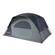 Skydome Camping Tent, 2/4/6/8 Person Weatherproof Tent with 5 Minute Setup, Includes Pre-Attached Po