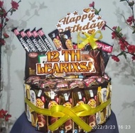 NEW SNACK TOWER KUE TART BUCKET BUKET JAJANAN SNACK SUSUN ULANG TAHUN COD