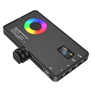 Tech-RGB LED Video Fill Light 4000Mah Battery Rechargeable Video Light Used for Photography Video Li