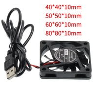 1C3B S8HJ DC 5V USB Brushless Sleeve Bearing Fen Computer PC Silent Cooler Cooling Fan 40/50/60/80mm