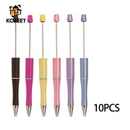 [KOZEEY] 10Pcs Assorted Bead Pen Bead Ballpoint Pen for DIY Pen Kits Graduation Kids