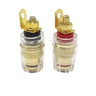 M4 * 33 Pure Copper Gold-Plated 4MM Banana Plug Socket Power Amplifier Audio Crystal Terminal Post S