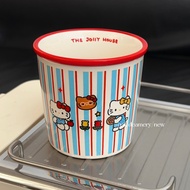 mug for coffee coffee mug Ins Style Striped Retro Kitten Cartoon Ceramic Hand-held Coffee Mug Mug Br