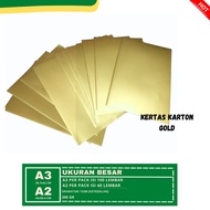 Gold Cardboard Paper/GOLD Cardboard Paper A3&A2 PERPACK Of 100&40 Sheets