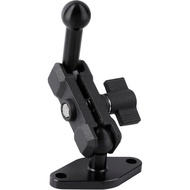 Aluminum AMPS to 17mm Ball Adapter with Extension Rod for Car Phone Holder, Drill Mount Ball Plate B