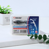 50pcs Dental Floss Toothpick Flat Thread Teeth Threader Toothbrush Toothpaste