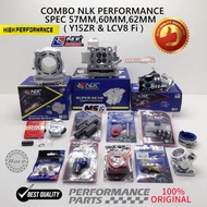 COMBO NLK (Y15ZR & LCV8 Fi) RACING SET SPEC 57MM,60MM,62MM (COMBO TOPSET Y15ZR&LCV8) Y15ZR V1/V2 & L