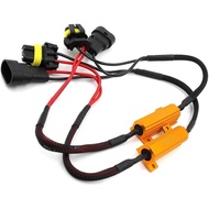 2 PCS Penyahkod Mentol LED Kereta, Perintang Beban 50W 9005/9006, Penyahkod Ralat Anti Kelipan Mento