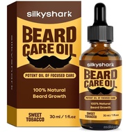 SilkySharkBeardOil(1Pack,30ml),BeardGrowth&ConditioningOilforMen,HydratingBeardMoisturizerforGroomin