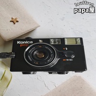 柯尼卡konica POP C35 EF MF黑色經典手動旁軸135膠捲相機 口袋機